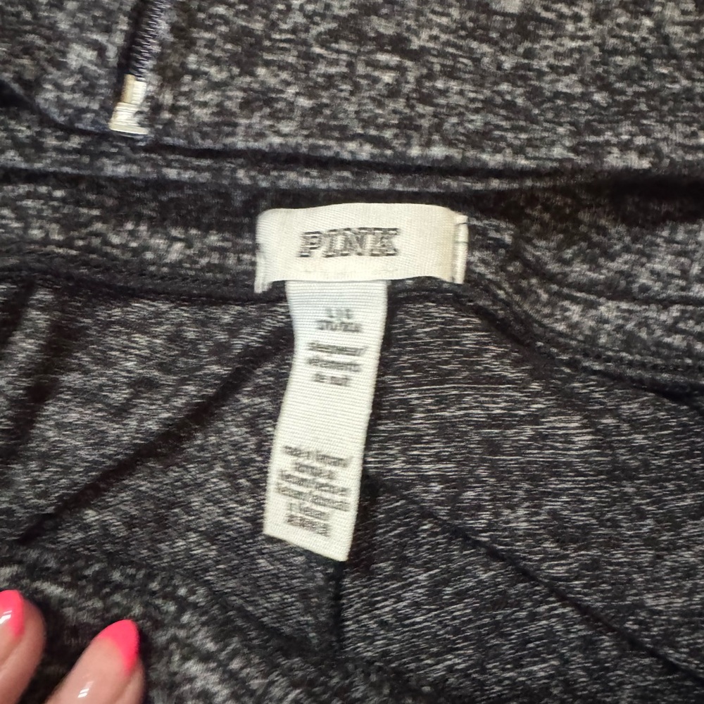 PINK Victoria's up Charcoal and White Jogger Set - Picture 8 of 8